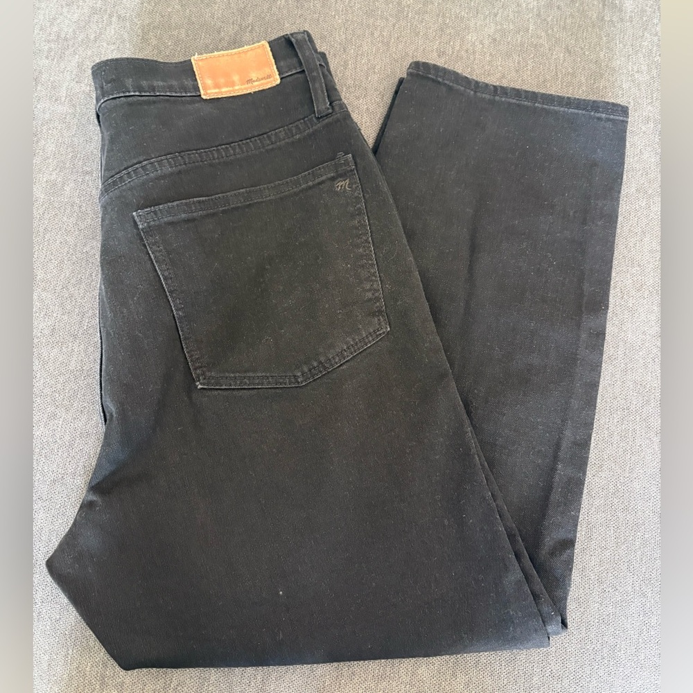 Madewell Women’s Charcoal Straight Jeans